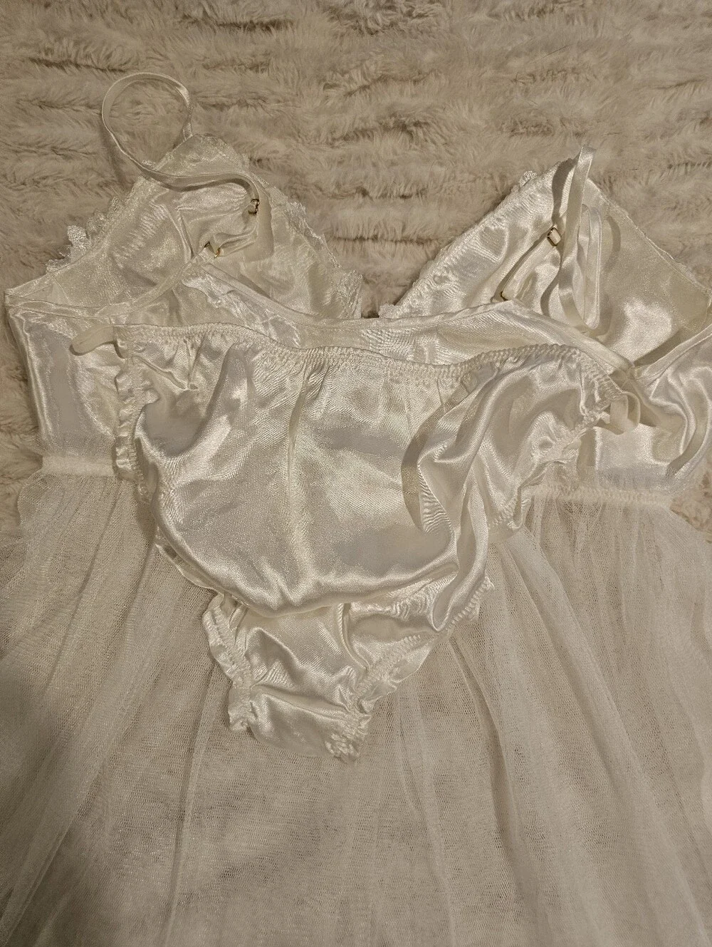 Flora Nikrooz sheer ivory